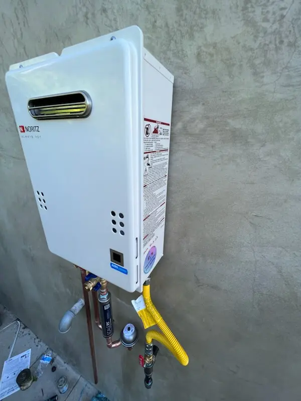 Tankless water heater installation for Yellow Creek homes