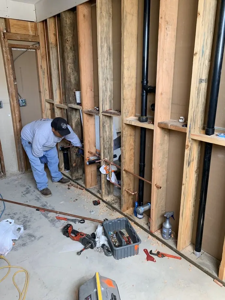 Commercial rough-in plumbing for Gas Line Repair in Yellow Creek